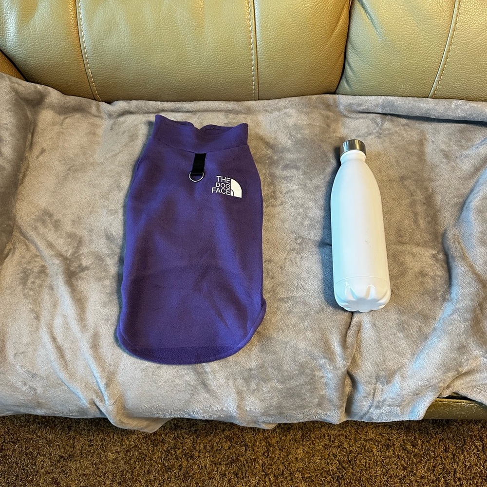 The Dog Face Purple Dog Fleece Vest